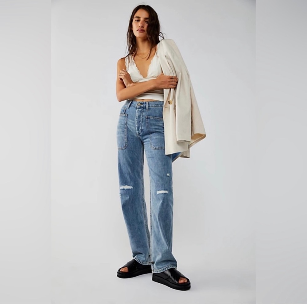 NWT Free People X Sandrine Rose Carpenter Jeans